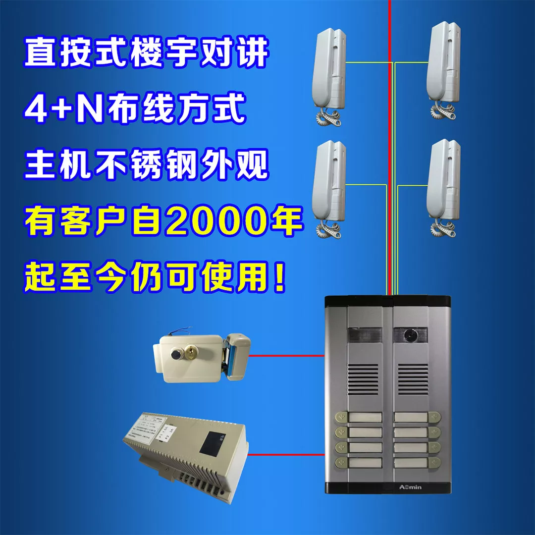 726直按式楼宇对讲